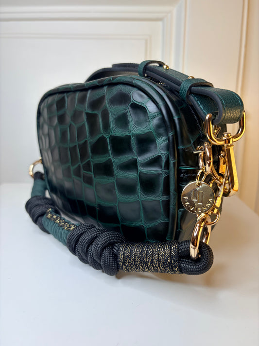 Francesca BAG S Forest Croco Effect