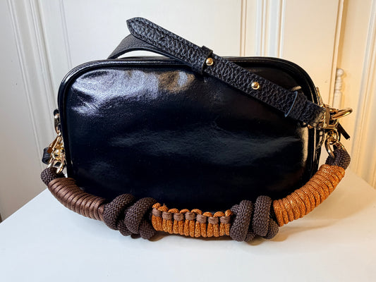 Francesca Bag S Black Shiny