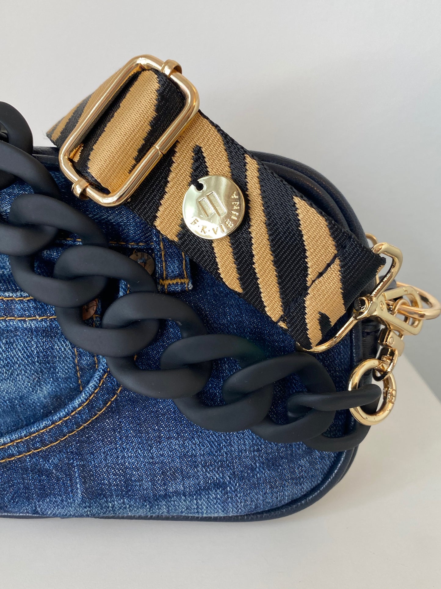 F-Bag Small Recycled Jeans Dark Blue