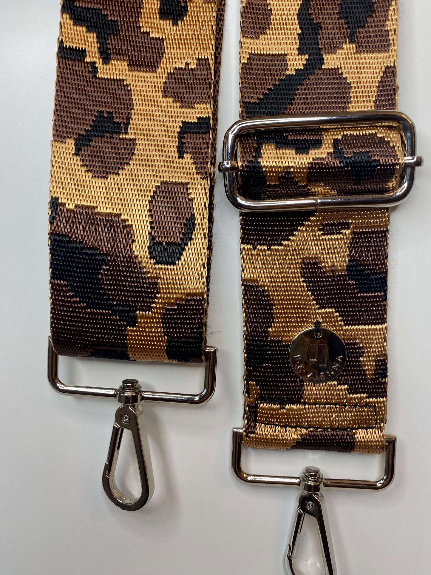 Shoulder Strap Bag Leopard brown / Silver Hardware