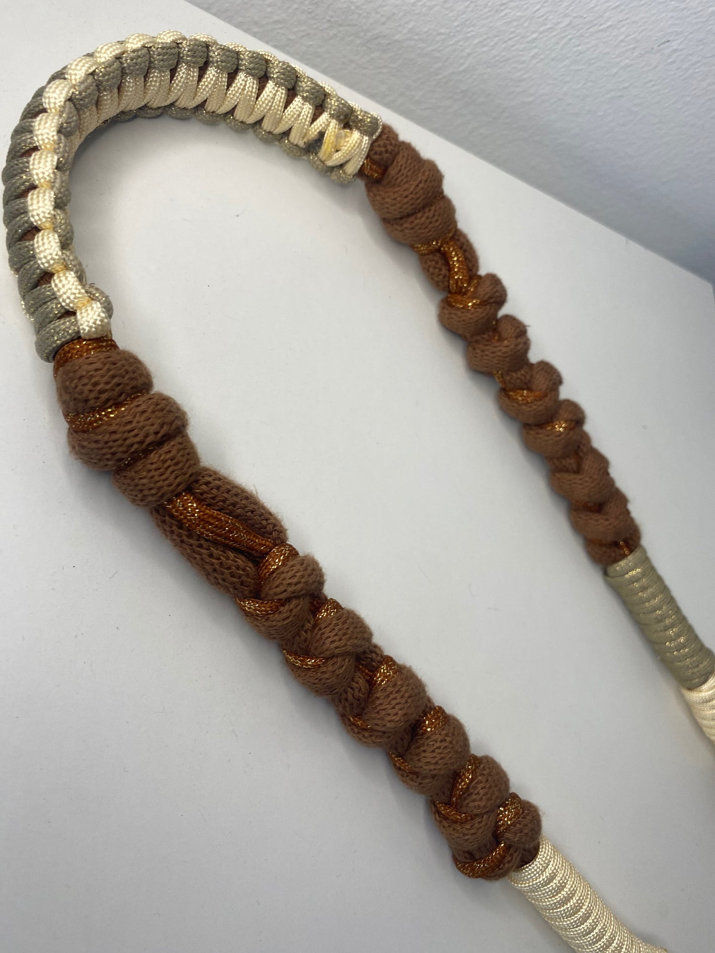 Shoulderstrap Macrame Brown-Ivory