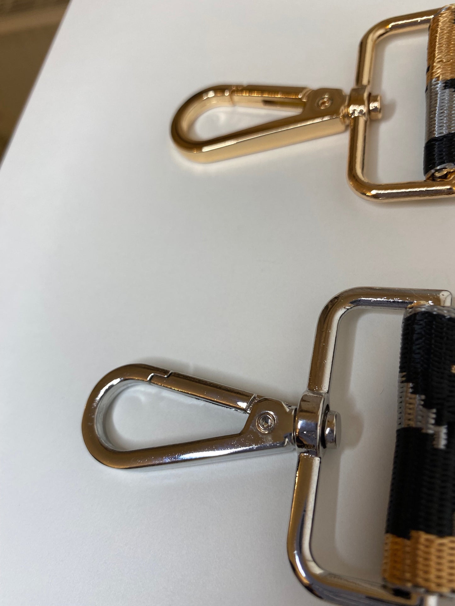 Shoulder Strap Bag 5cm Ethno Water green-black-white / gold hardware