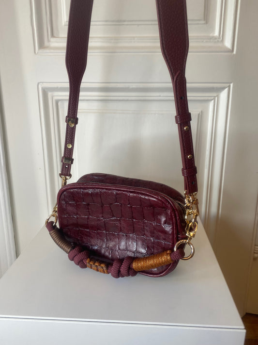 Francesca Bag Small Bordeaux