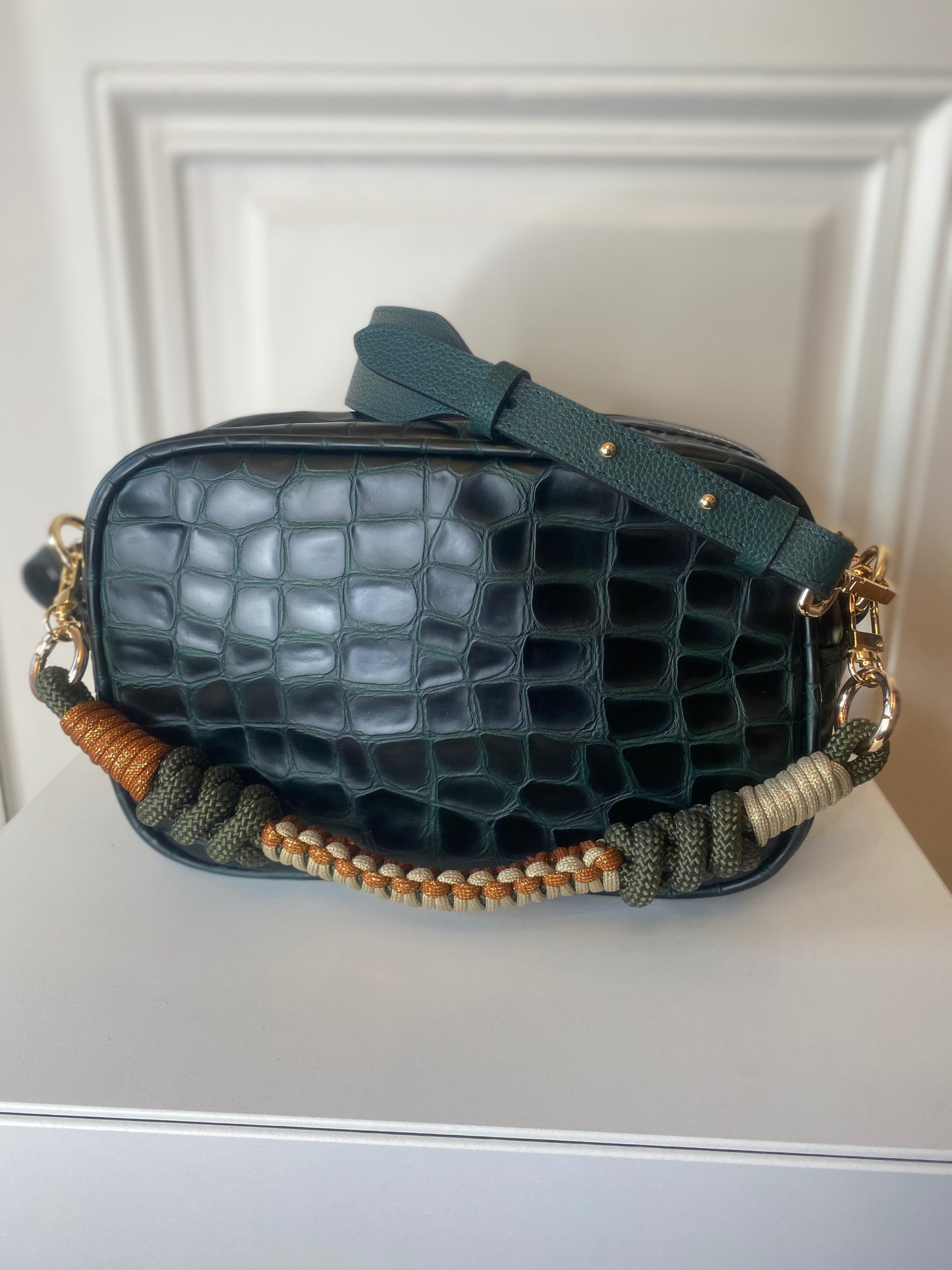 Francesca Bag M Forest Green