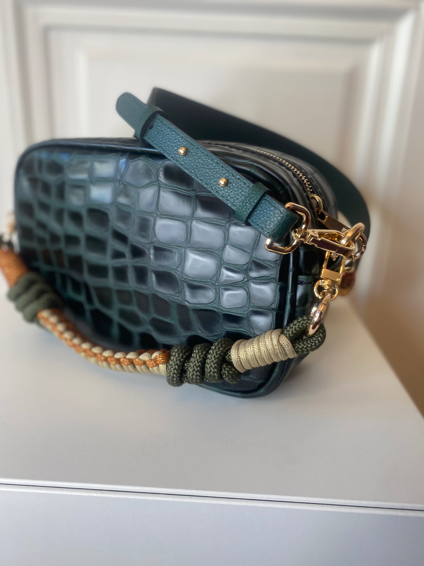 Francesca Bag M Forest Green