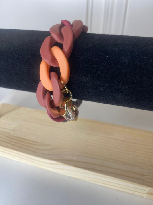 Bracelet Celine Wine - Coral