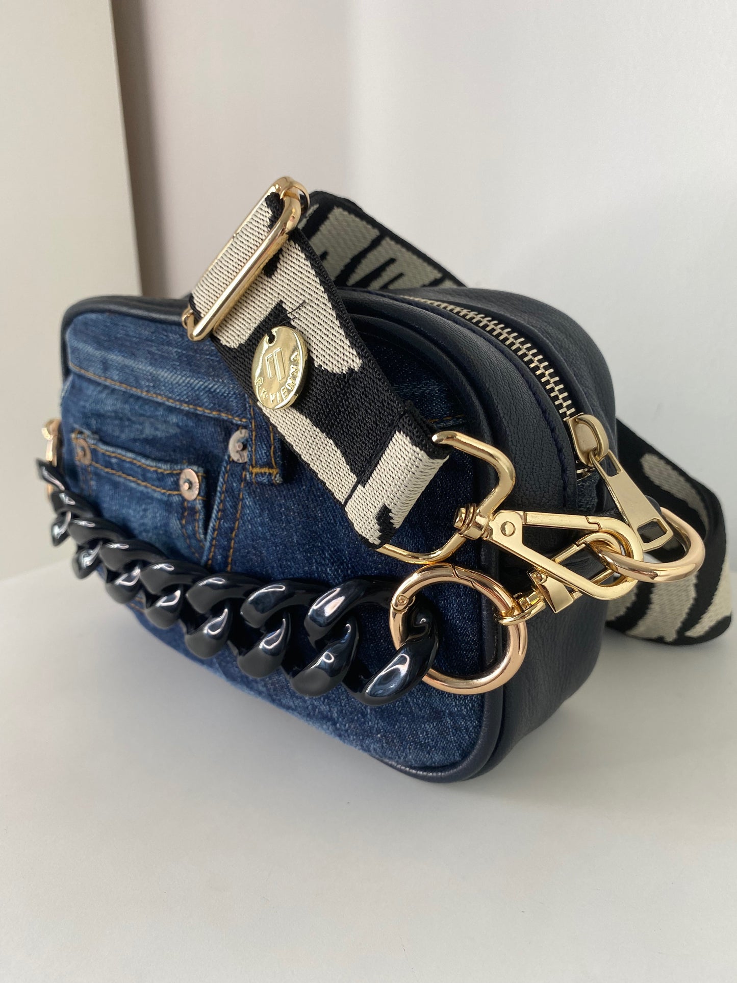 F-Bag Small Recycled Jeans Dark Blue