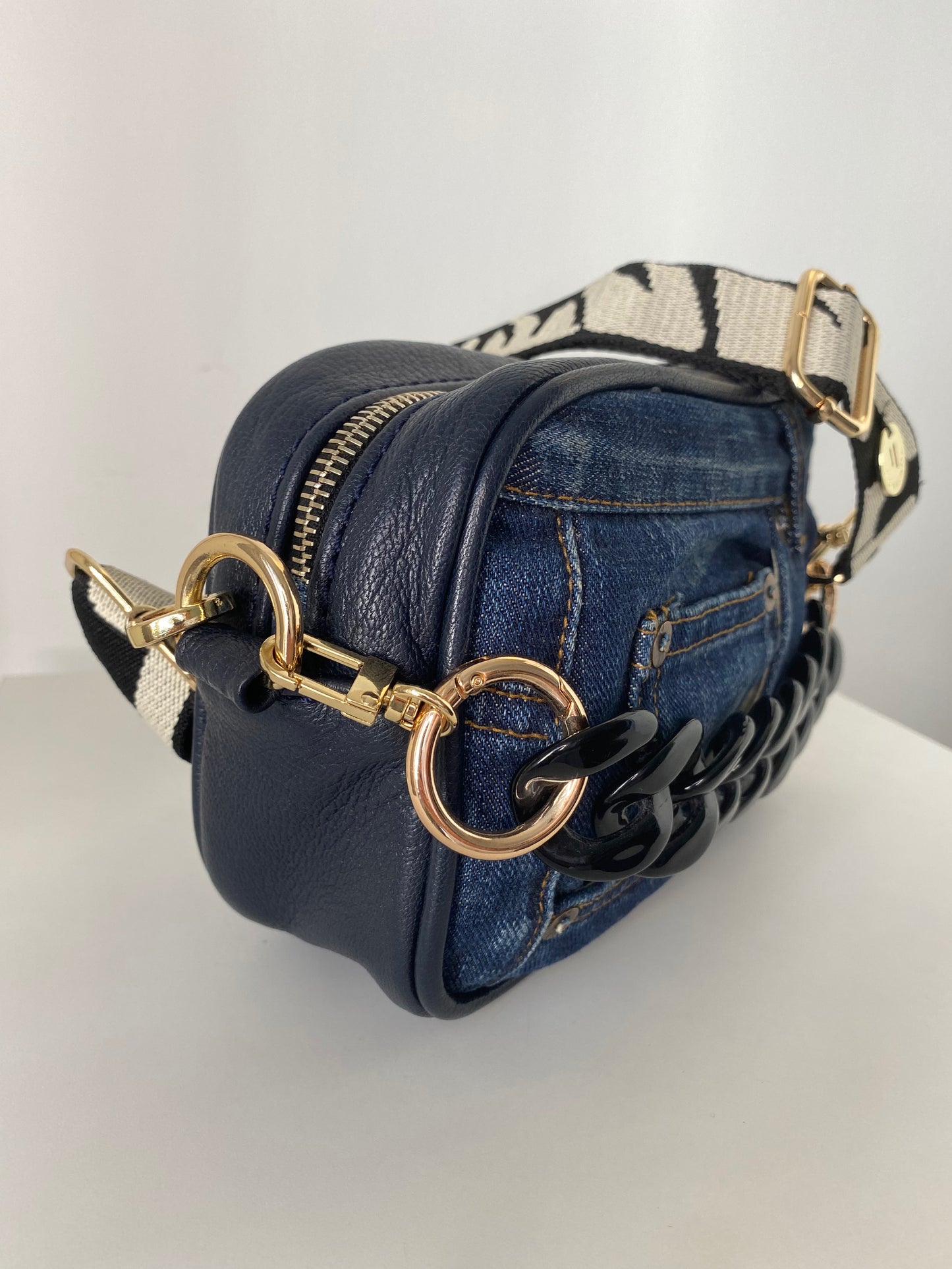 F-Bag Small Recycled Jeans Dark Blue