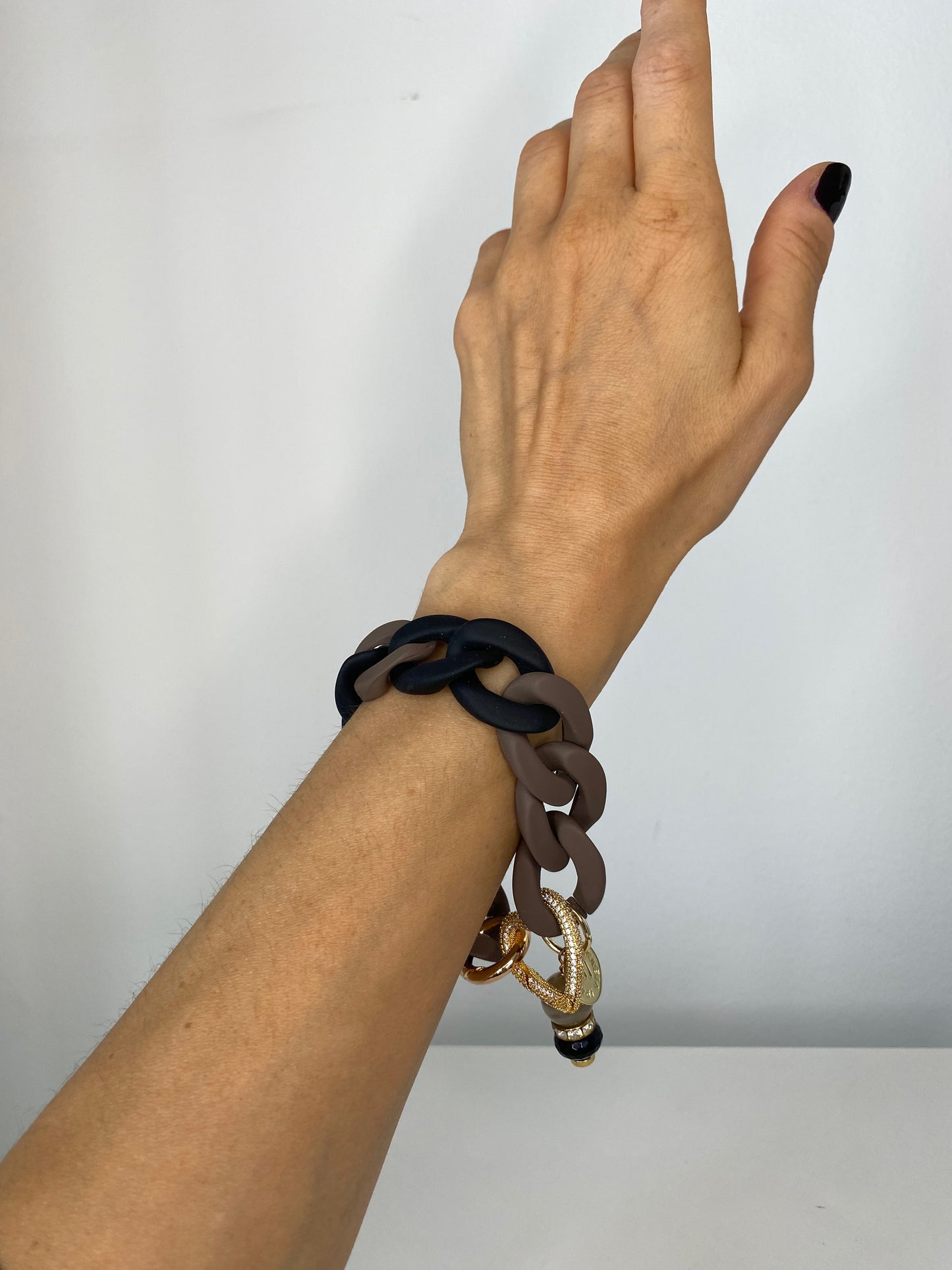 Bracelet Celine with Charm Green Grass