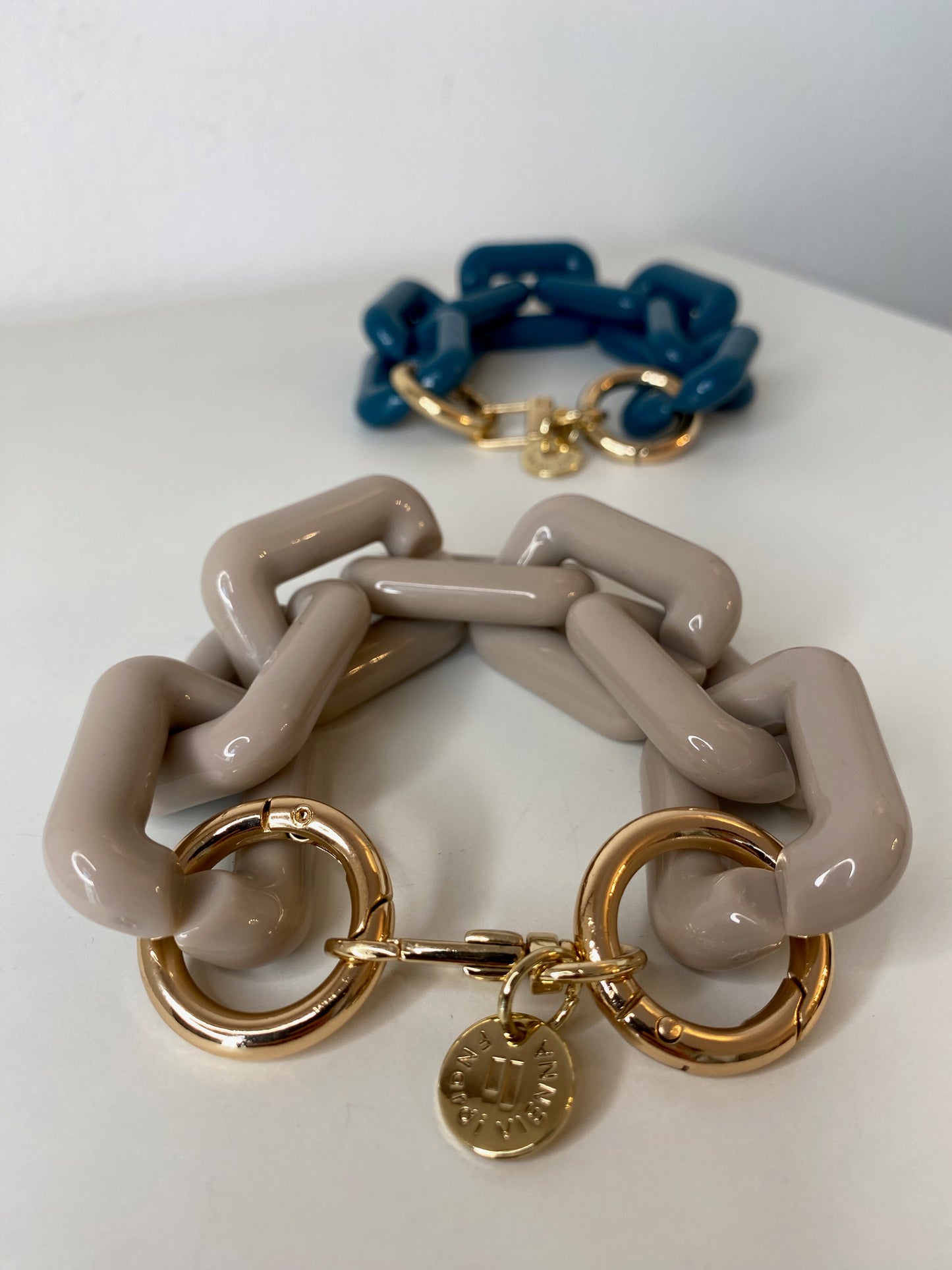 Chunky big Bracelet Oatmeal