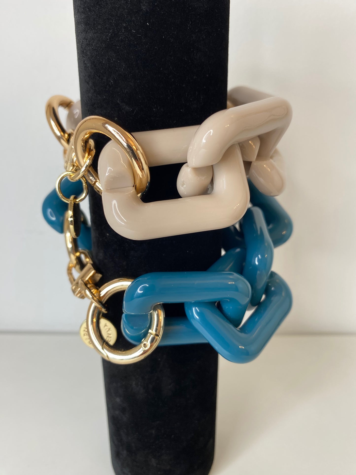 Chunky big Bracelet Blue Ocean
