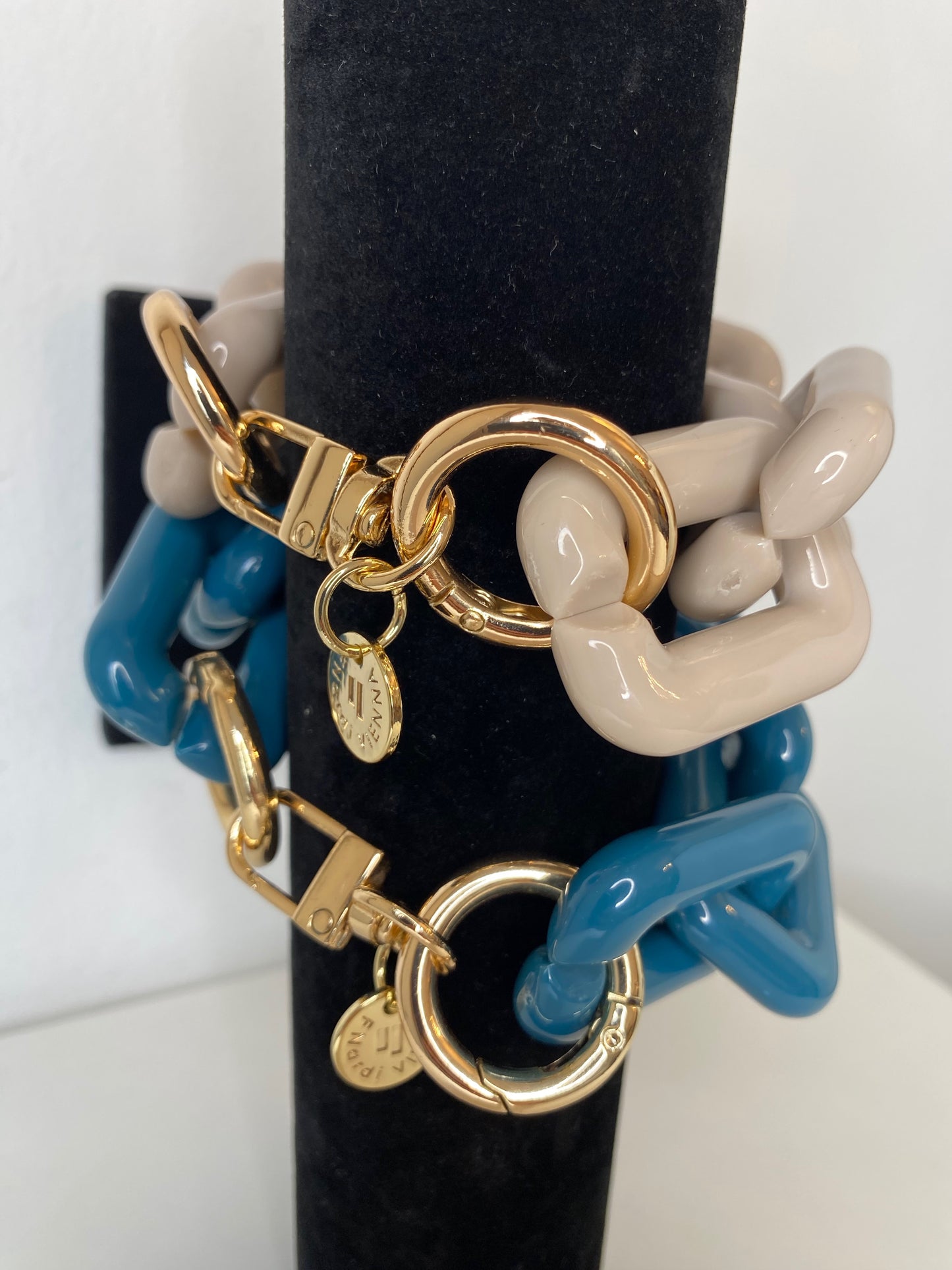 Chunky big Bracelet Oatmeal