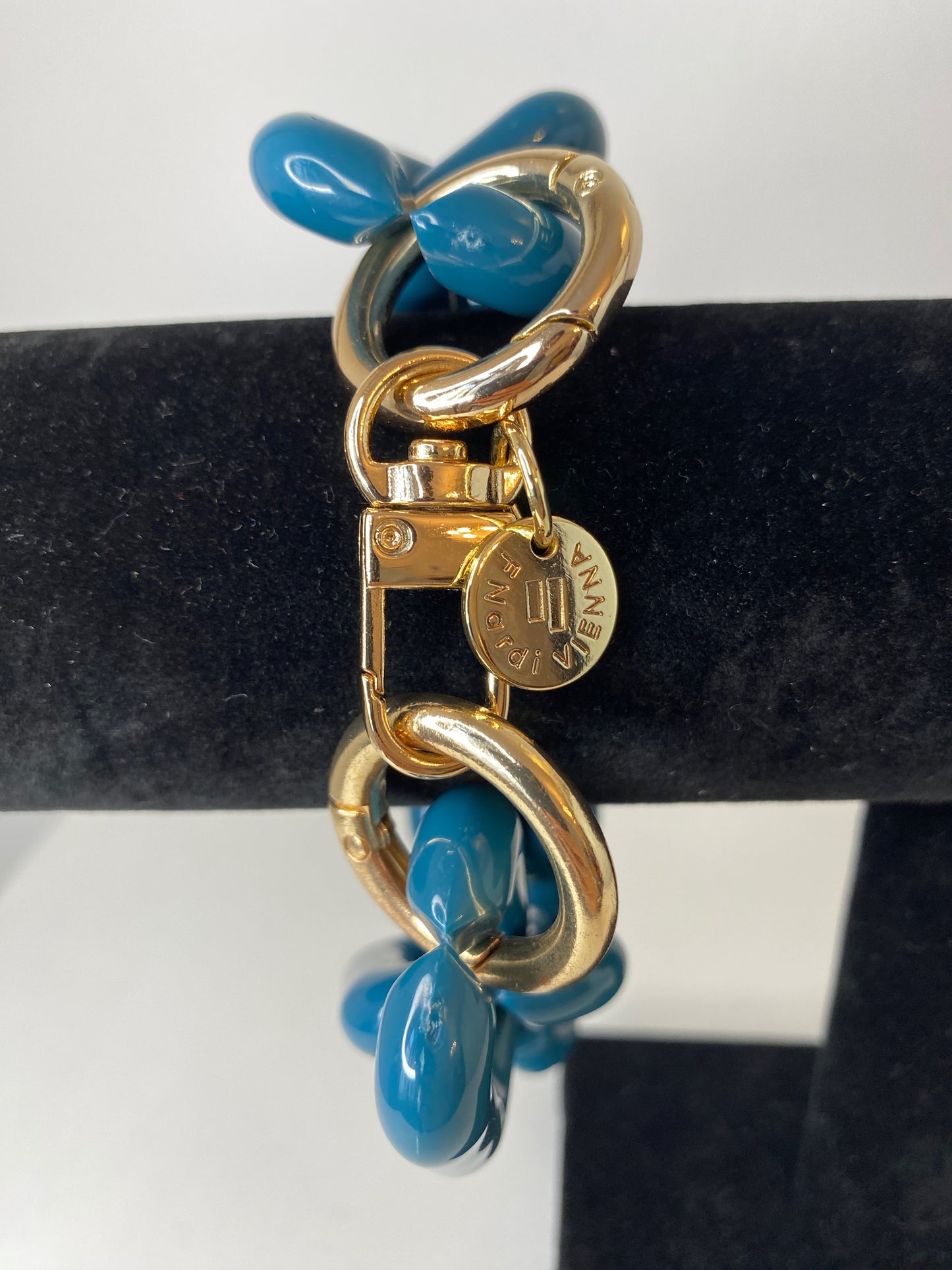 Chunky big Bracelet Blue Ocean