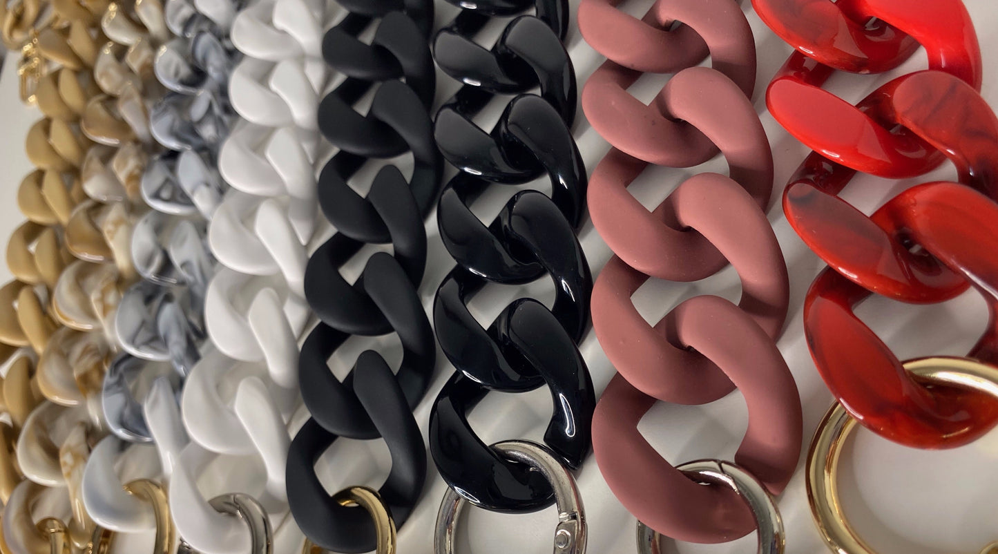 Chains - Bag's Handle black shiny