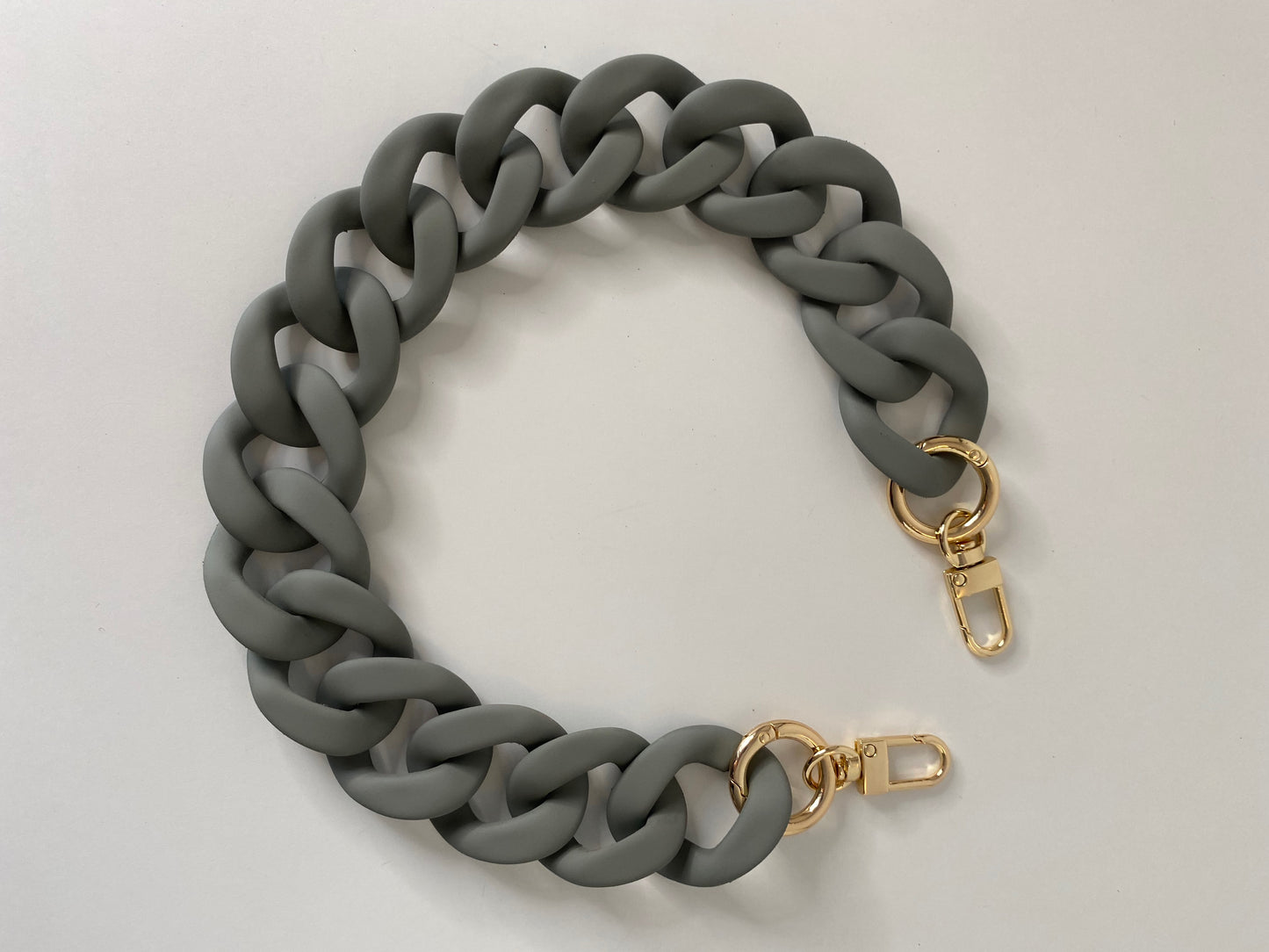 Chains - Bag's Handle grey pearl matt