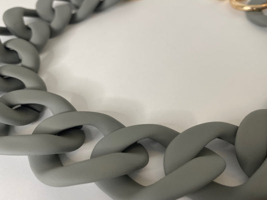 Chains - Bag's Handle grey pearl matt