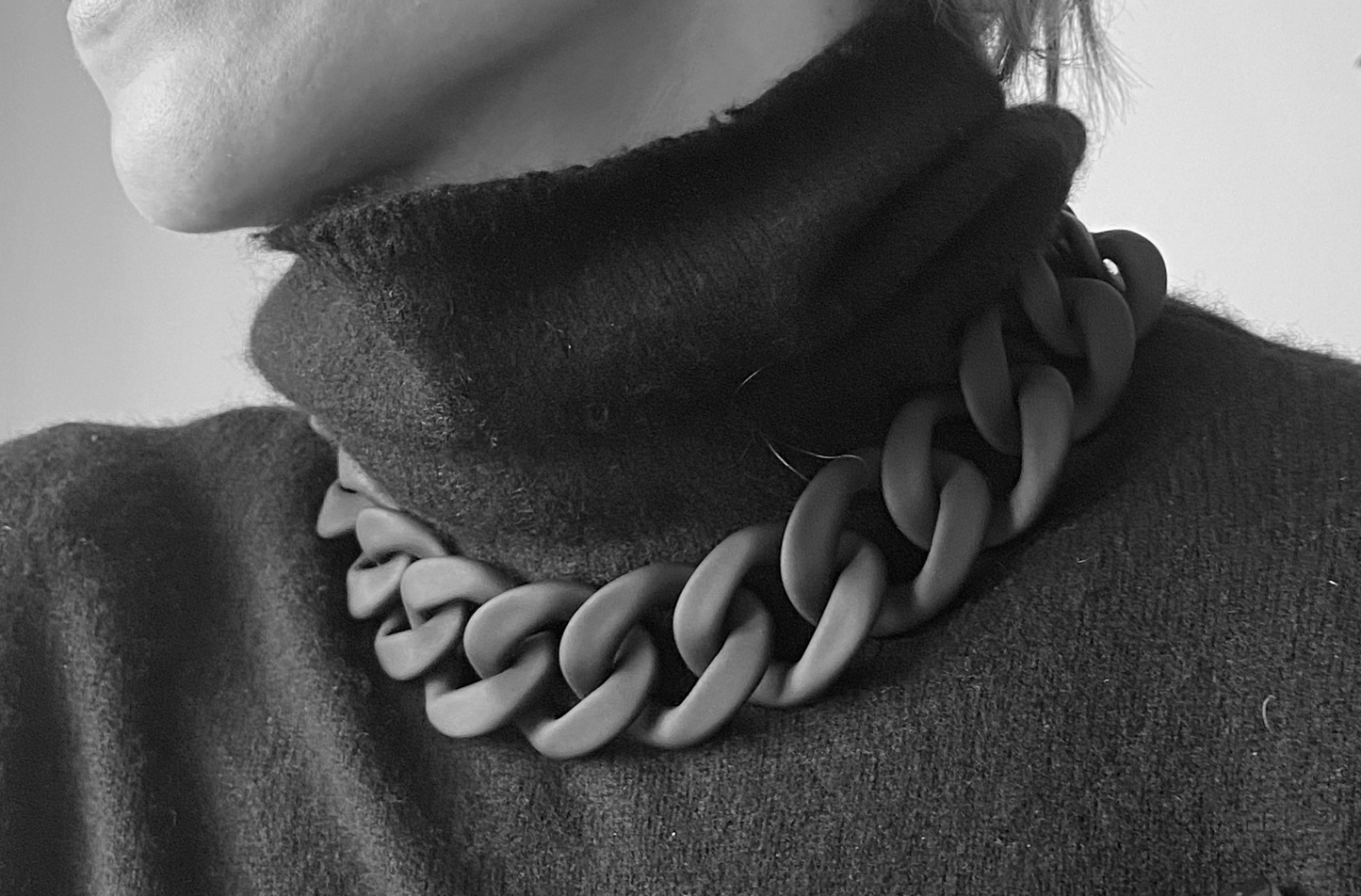 Chains - Bag's Handle grey pearl matt