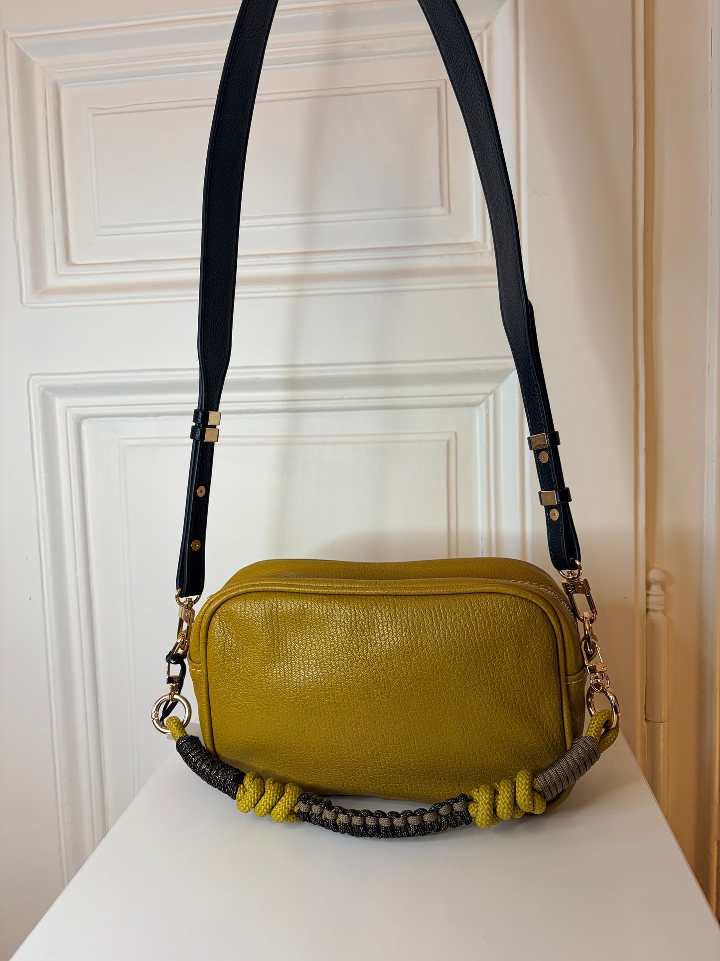 Francesca Bag M Yellow mustard