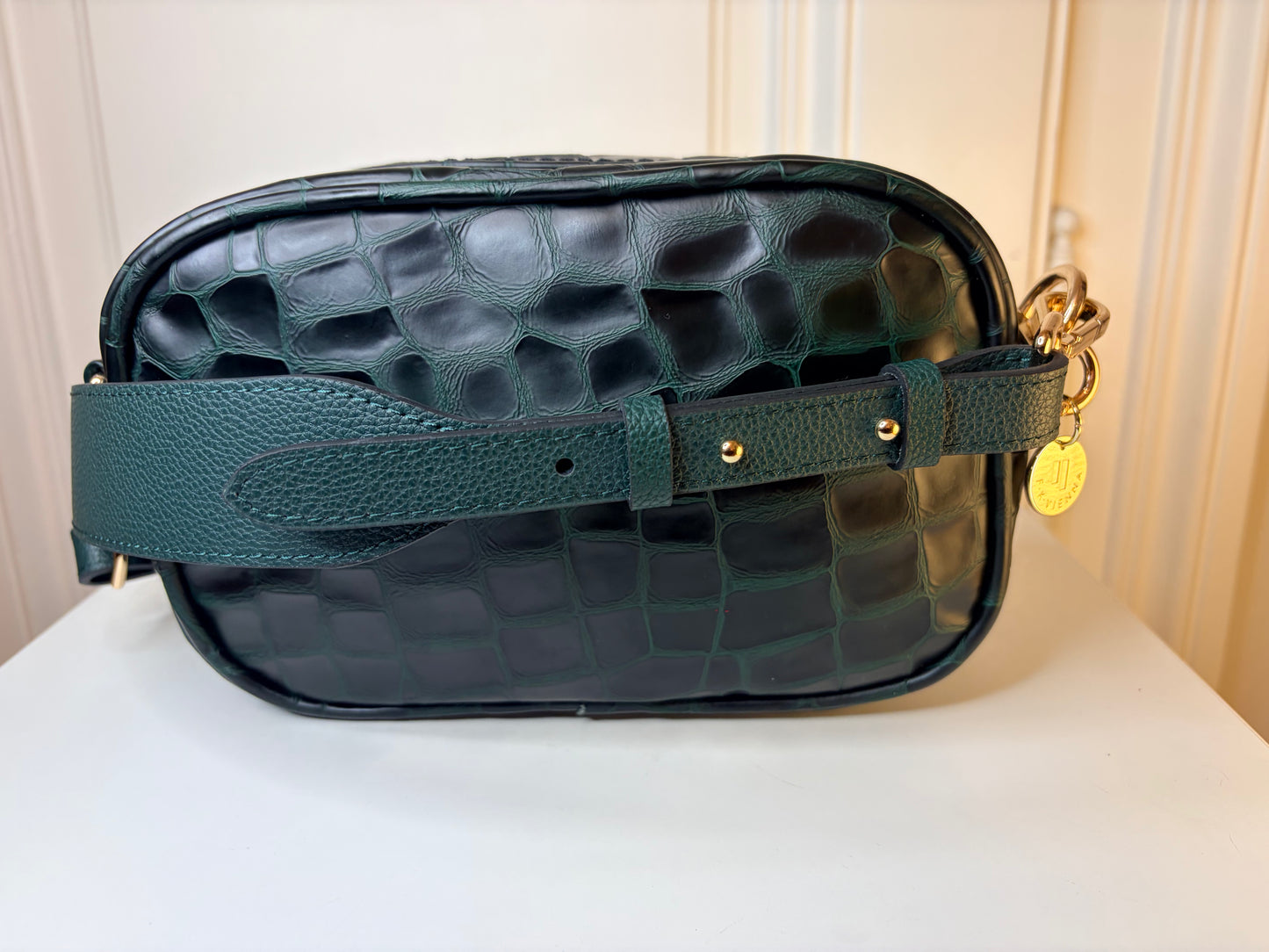 Francesca BAG S Forest Croco Effect