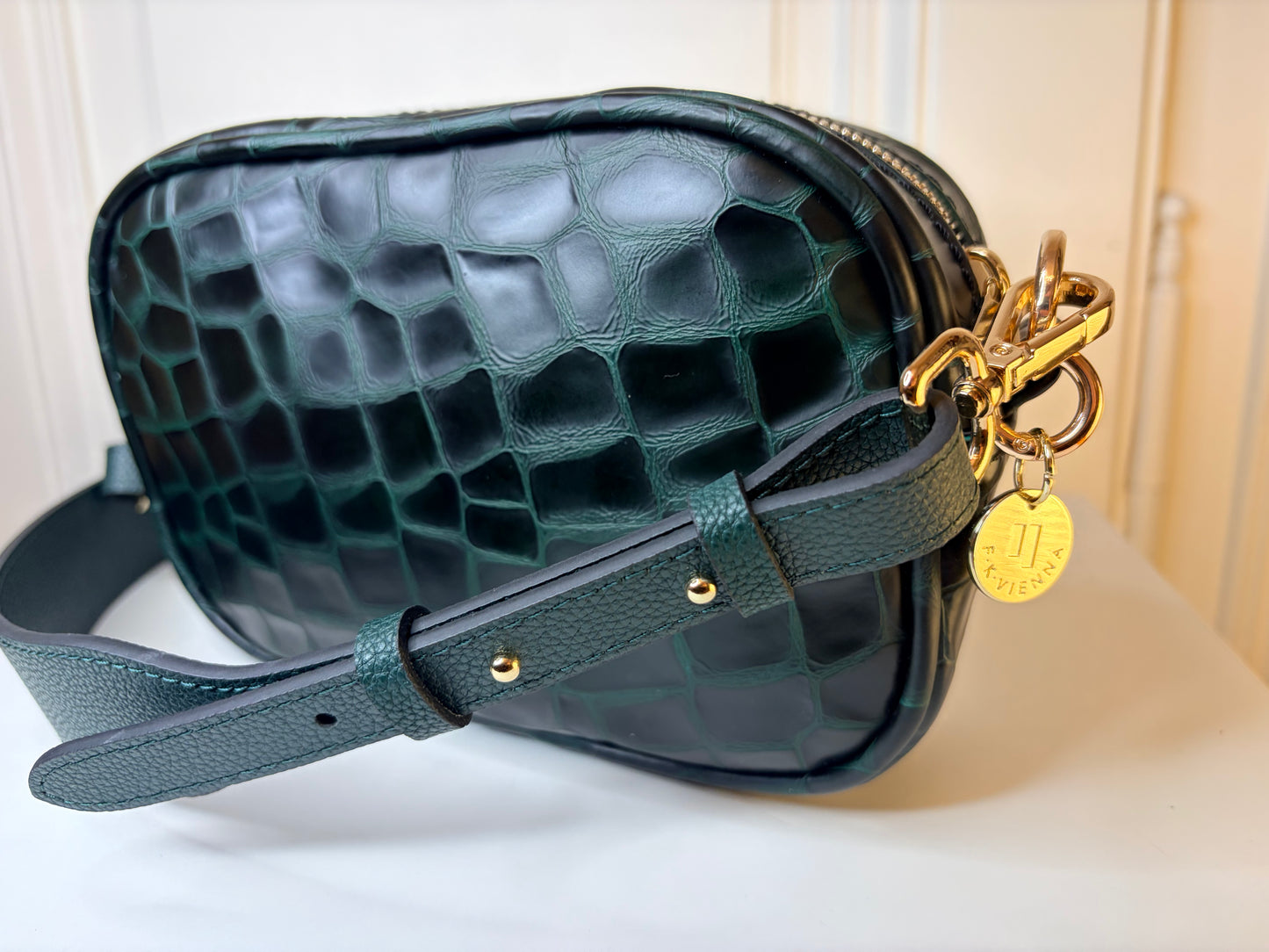 Francesca BAG S Forest Croco Effect