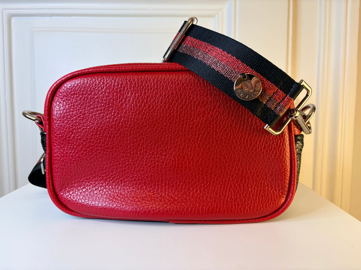 Francesca BAG S Red-Black