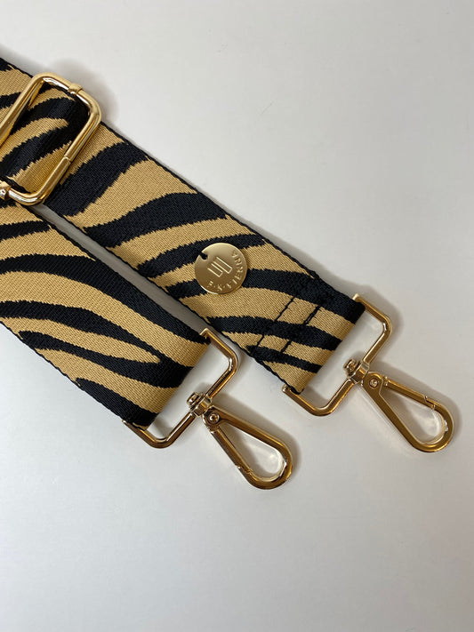 Shoulder Strap Bag Zebra Black - Warm Sand