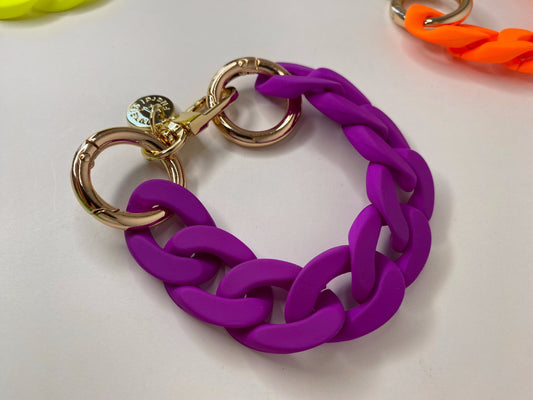 Chunky Chain Neon Violet