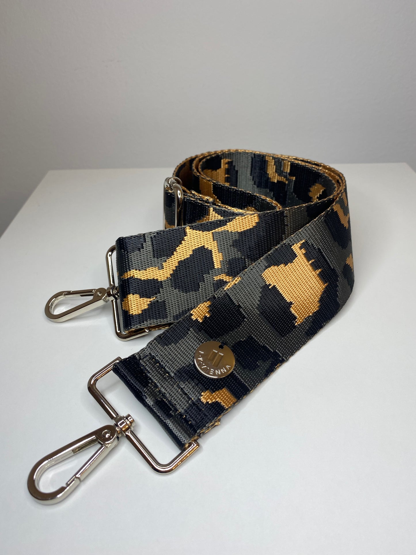 Shoulder Strap Bag Leopard Grey/ Silver Hardware