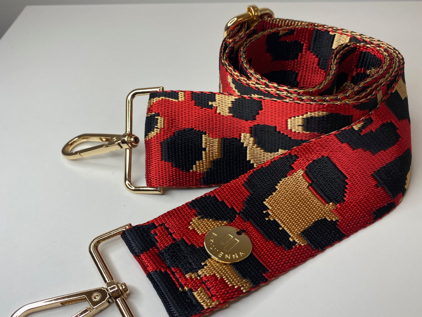 Shoulder Strap Bag Leopard Red / Gold Hardware