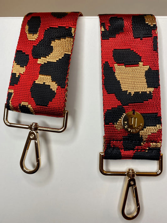 Shoulder Strap Bag Leopard Red / Gold Hardware