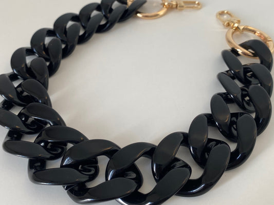 Chains - Bag's Handle black shiny